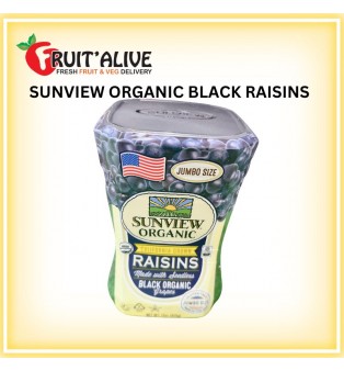 ORGANICALLY GROWN RASINS BLACK SEEDLESS