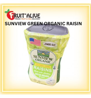 ORGANICALLY GROWN RASINS GREEN SEEDLESS