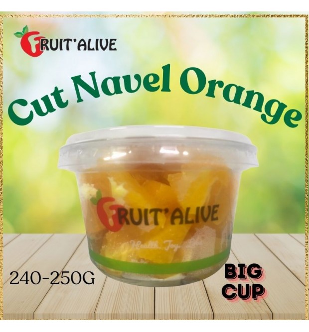 CUT NAVEL ORANGE 240-250GM