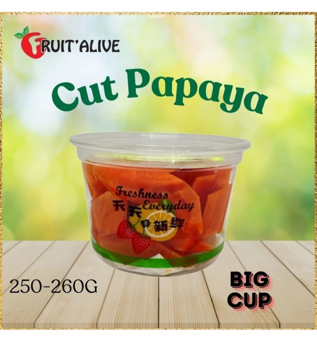 CUT PAPAYA 250-260GM