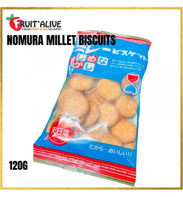 NOMURA MILLET BISCUITS 120G