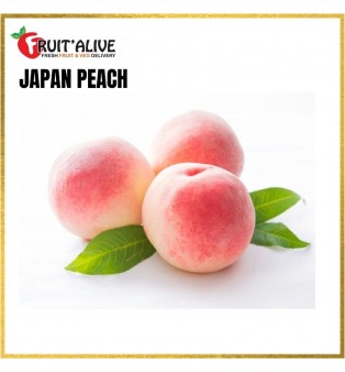 PEACHES FROM JAPAN 5-6 PIECES PER BOX (FRUIT)